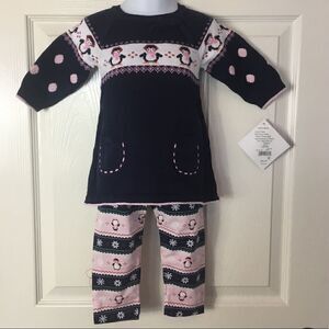 Blueberries Boulevard Penguin Tunic & Leggings 18M